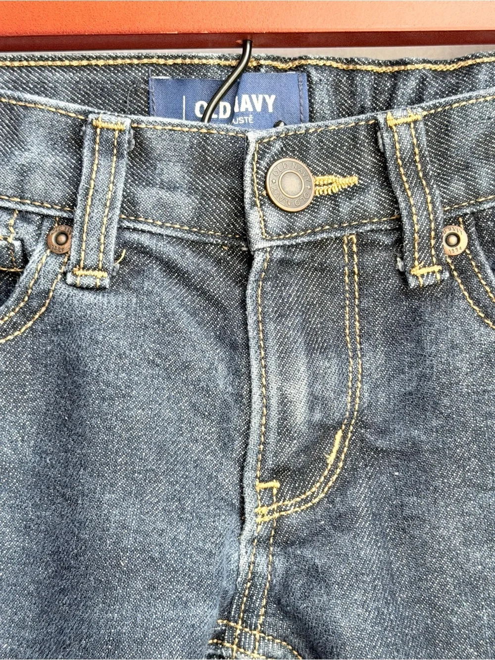 Old Navy Boys Blue Straight-Leg Jeans